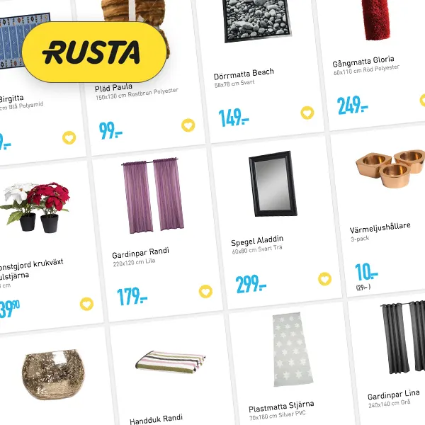 Rusta project interface